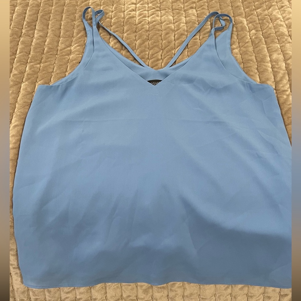 Blue Topshop Camisole